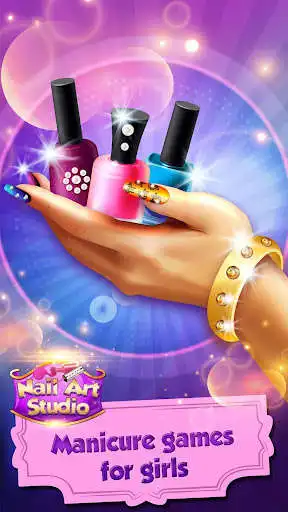 Play Nail Art Studio: Manicure Games for Girls as an online game Nail Art Studio: Manicure Games for Girls with UptoPlay