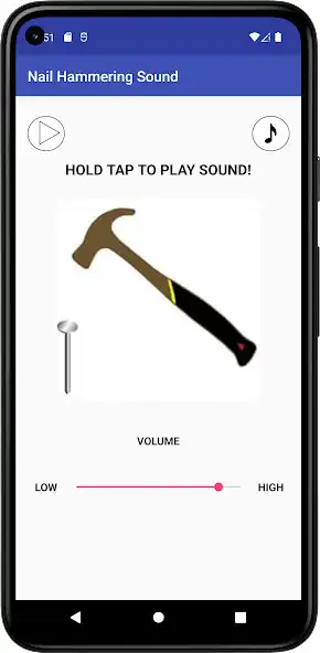 Play Nail Hammering Sound  and enjoy Nail Hammering Sound with UptoPlay