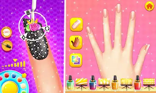 Play Nail Makeup: Doll Makeup Game as an online game Nail Makeup: Doll Makeup Game with UptoPlay