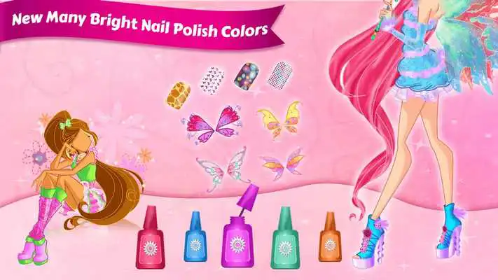 Play Nail Salon Winx beauty - Beauty Winx Foot Spa