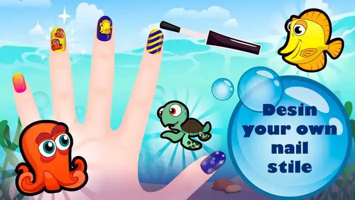 Play Nail salon with Dory