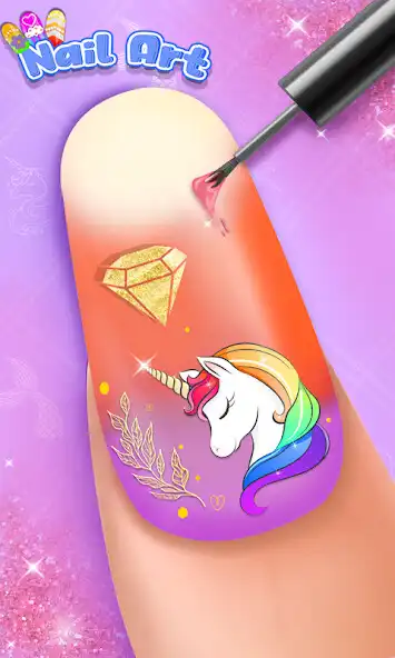 Play Nails Art Salon Acrylic Nails as an online game Nails Art Salon Acrylic Nails with UptoPlay