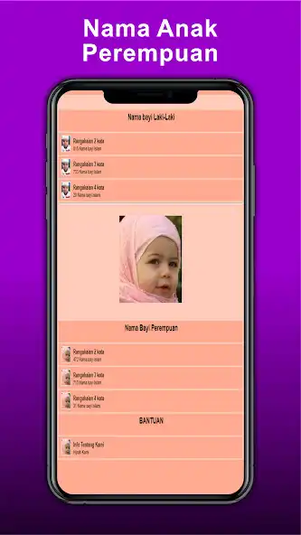 Play Nama Bayi Islami Modern as an online game Nama Bayi Islami Modern with UptoPlay