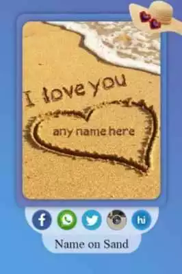 Play Name Art on Sand