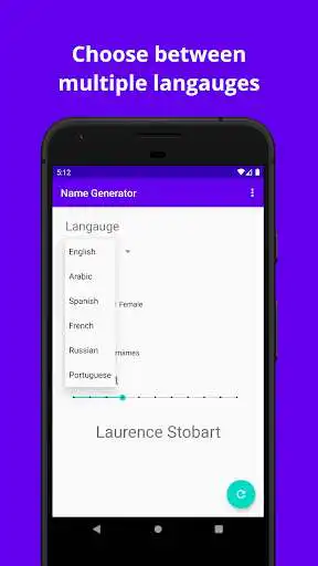 Play Name Generator - simple random name creator! as an online game Name Generator - simple random name creator! with UptoPlay