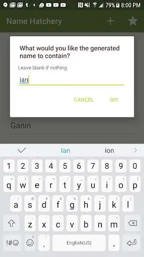 Play Name Hatchery as an online game Name Hatchery with UptoPlay