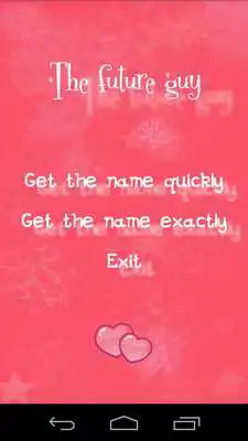 Play Name of your future boyfriend Play Name of your future boyfriend