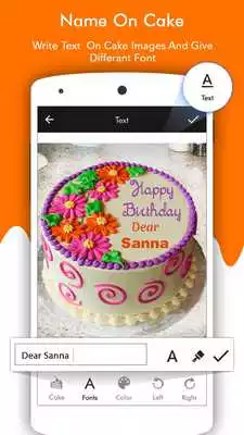 Play Name on Cake