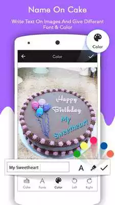 Play Name on Cake