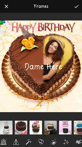 Play Name Picture on Birthday Cake  and enjoy Name Picture on Birthday Cake with UptoPlay