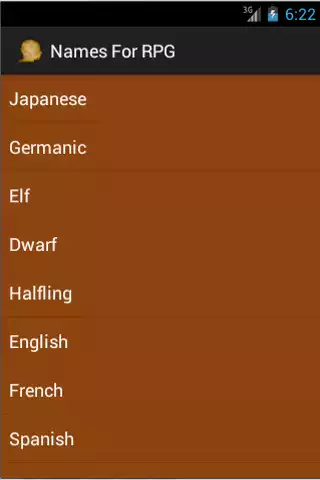 Play Names for RPG as an online game Names for RPG with UptoPlay