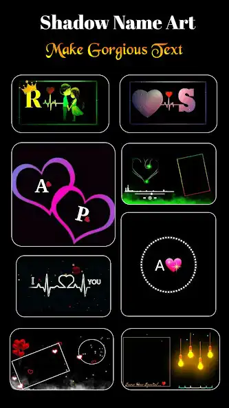 Play Name Shadow Art Text Art Maker  and enjoy Name Shadow Art Text Art Maker with UptoPlay