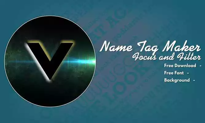 Play Name Tag Maker - Focus and Filter