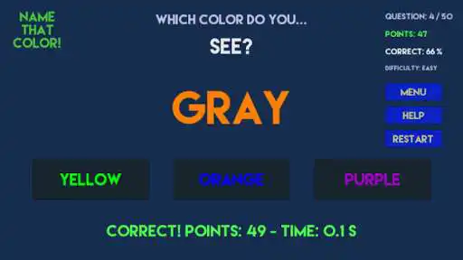 Play Name That Color!  and enjoy Name That Color! with UptoPlay