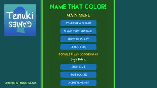 Play Name That Color! as an online game Name That Color! with UptoPlay