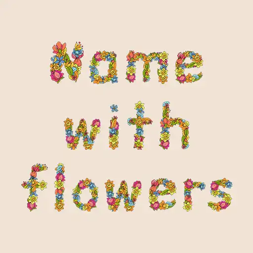 Play Name With Flowers - Name Art APK