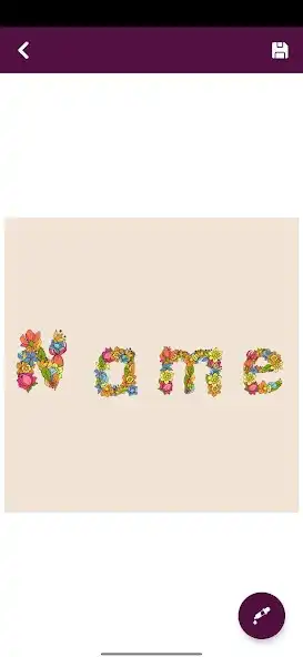Play Name With Flowers - Name Art as an online game Name With Flowers - Name Art with UptoPlay