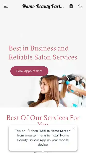Play Namo Beauty Parlour as an online game Namo Beauty Parlour with UptoPlay