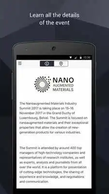 Play Nanoaugmented Materials Summit