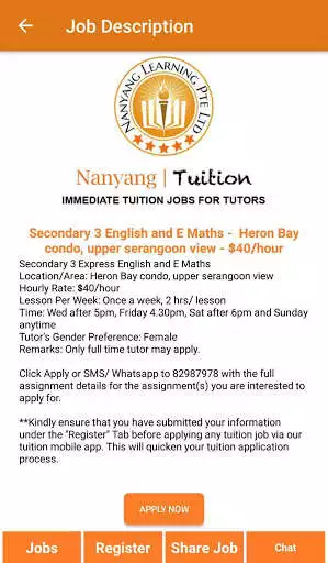 Play Nanyang Tuition