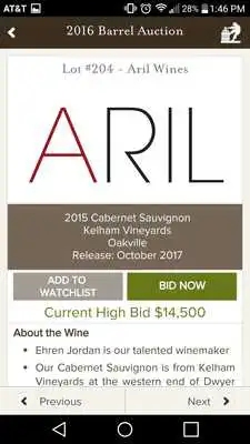 Play Napa Valley Barrel Auction
