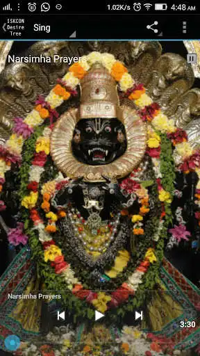 Play Narasimha Prayers  Arati