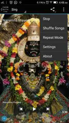 Play Narasimha Prayers  Arati