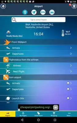 Play Nashville Airport + Radar BNA Flight Tracker
