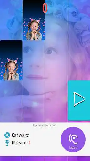 Play Nastya Piano tiles as an online game Nastya Piano tiles with UptoPlay