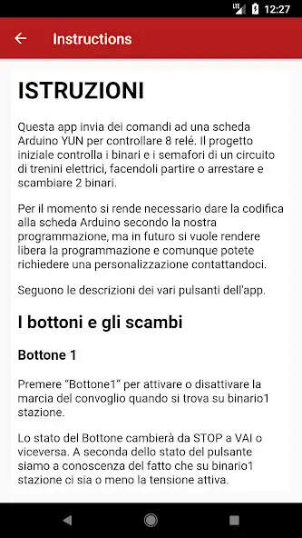Play NataloApp: controlla i tuoi trenini con Arduino as an online game NataloApp: controlla i tuoi trenini con Arduino with UptoPlay