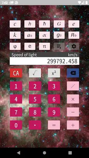 Play NatCalc - Nature Constants Calculator as an online game NatCalc - Nature Constants Calculator with UptoPlay