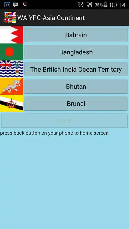 Play National Anthem of Asia
