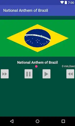 Play National Anthem of Brazil as an online game National Anthem of Brazil with UptoPlay