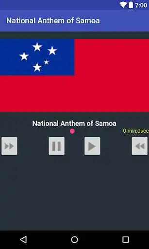 Play National Anthem of Samoa as an online game National Anthem of Samoa with UptoPlay