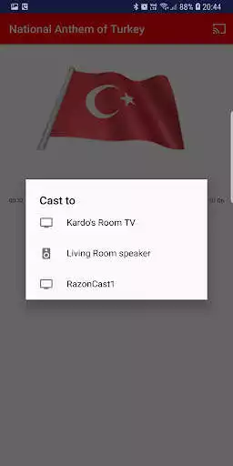 Play National Anthem of Turkey