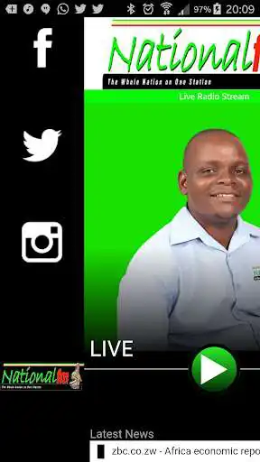 Play National FM Zimbabwe  and enjoy National FM Zimbabwe with UptoPlay