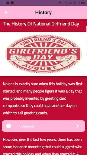 Play National Girlfriends Day - happy Girlfriends Day as an online game National Girlfriends Day - happy Girlfriends Day with UptoPlay