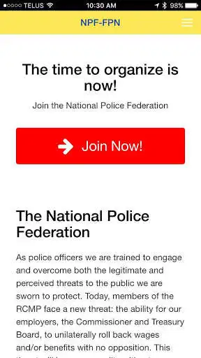 Play APK National Police Federation  and enjoy National Police Federation with UptoPlay com.npf_fpn.beta