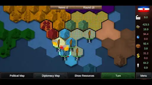 Play Nations in Combat Lite as an online game Nations in Combat Lite with UptoPlay