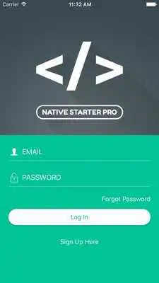 Play NativeStarterPro with back-end