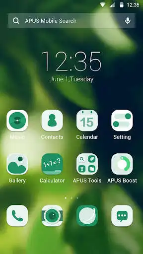 Play Natural-APUS Launcher theme