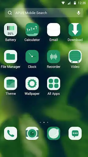 Play Natural-APUS Launcher theme