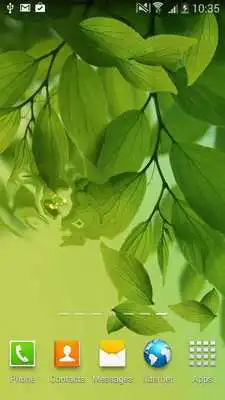 Play Natural Leaf S5 Live Wallpaper