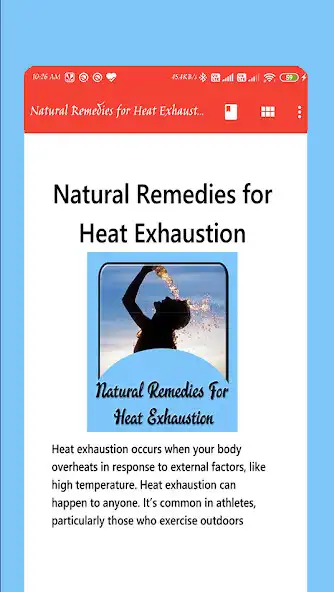 Play Natural Remedies for Heat Exhaustion as an online game Natural Remedies for Heat Exhaustion with UptoPlay