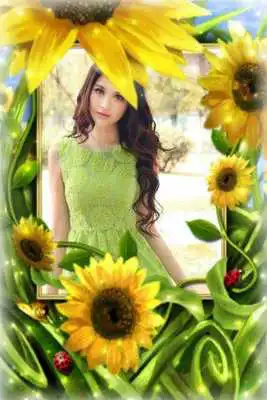 Play Natural Sunflower Photo Frames