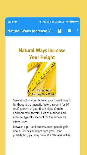 Play Natural Ways Increase Your Height as an online game Natural Ways Increase Your Height with UptoPlay
