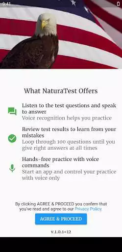 Play NaturaTest: USCIS Voice Test  and enjoy NaturaTest: USCIS Voice Test with UptoPlay