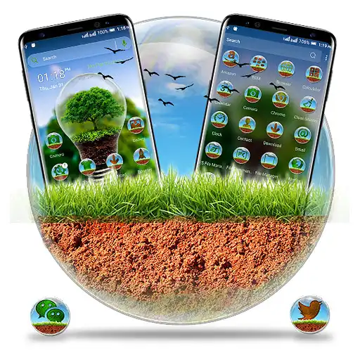 Play Nature Bulb Launcher Theme APK