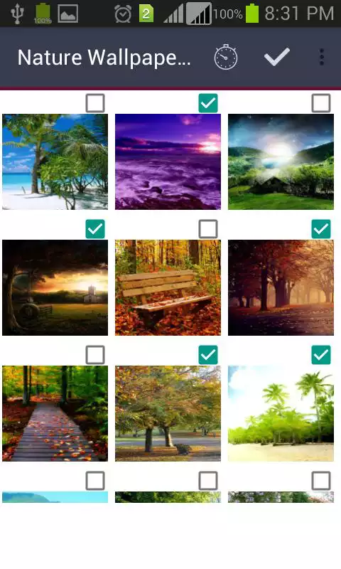 Play Nature changed wallpapers