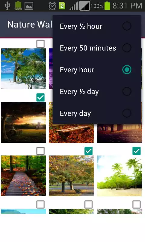 Play Nature changed wallpapers